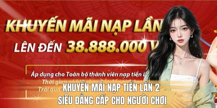 Khuyến mãi nạp tiền lần 2 siêu đẳng cấp cho người chơi